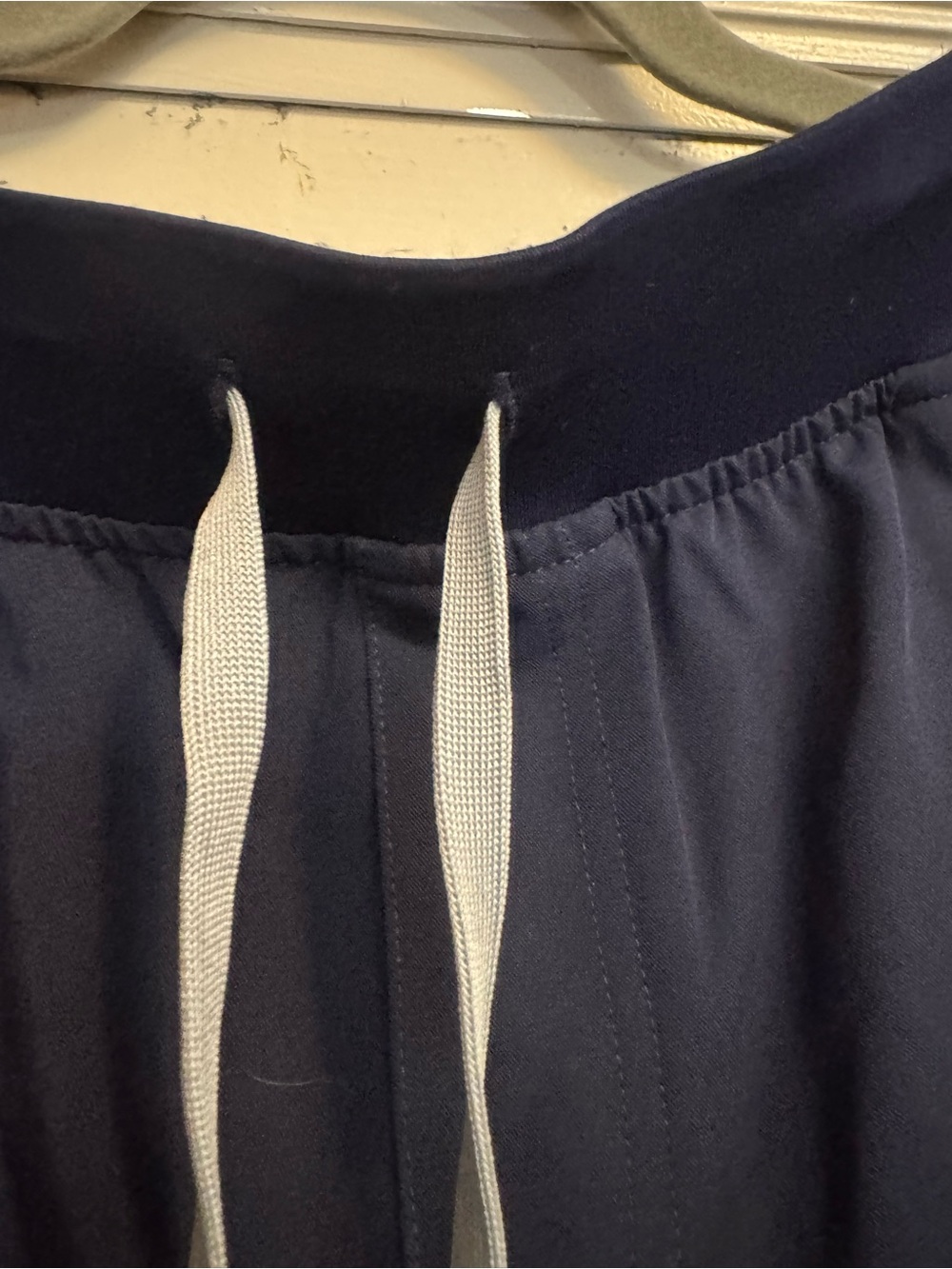 Women’s Navy Drawstring Jogger Scrubs Pants - Picture 3 of 7